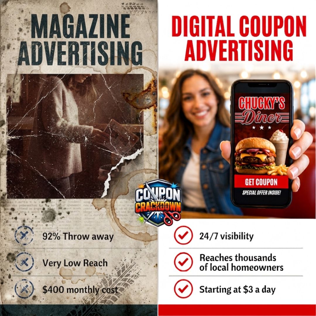 Advertise your local business five powerful ways for only $99: email, social media, website placement, business spotlight, and Google Search exposure.
